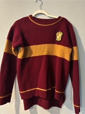 Authentic Harry Potter Universal Studios Gryffindor Sweater Made In Scotland XL